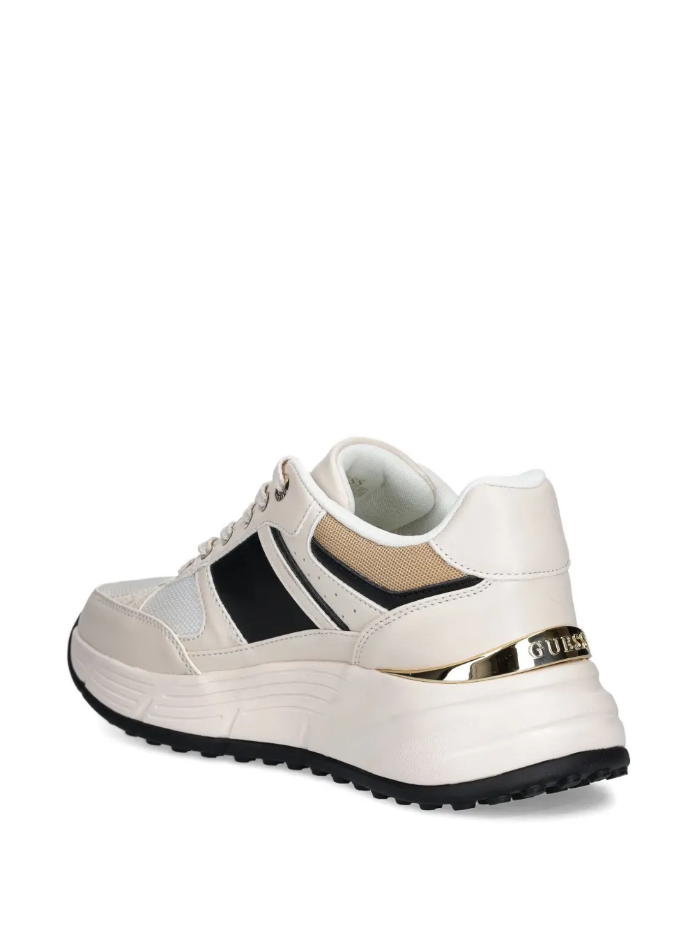 GUESS USA logo-detail platform sneakers Neutrals
