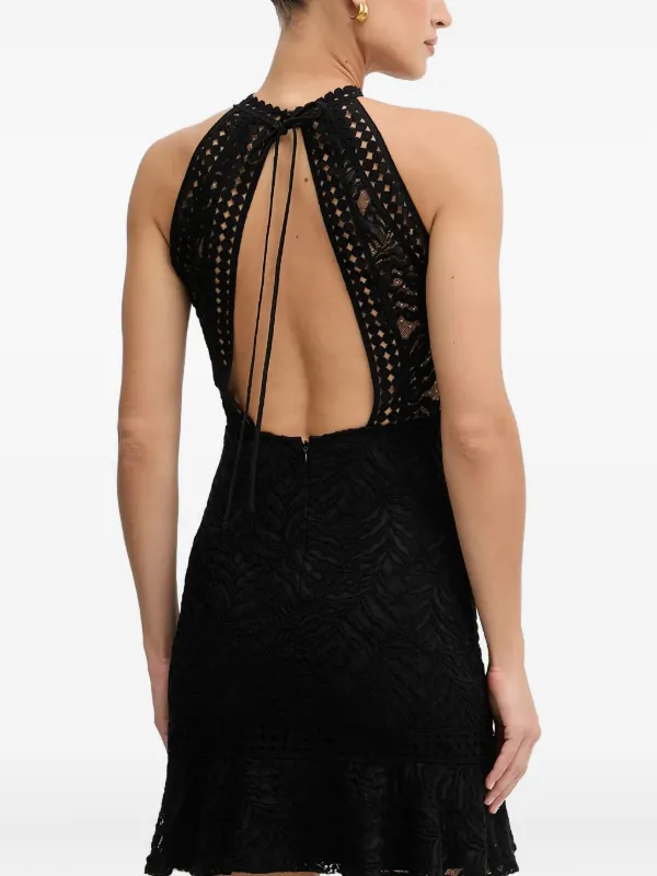 GUESS USA Halterneck Lace Dress | Black | FARFETCH CA GUESS USA Halterneck Lace Dress | Black | FARFETCH CA