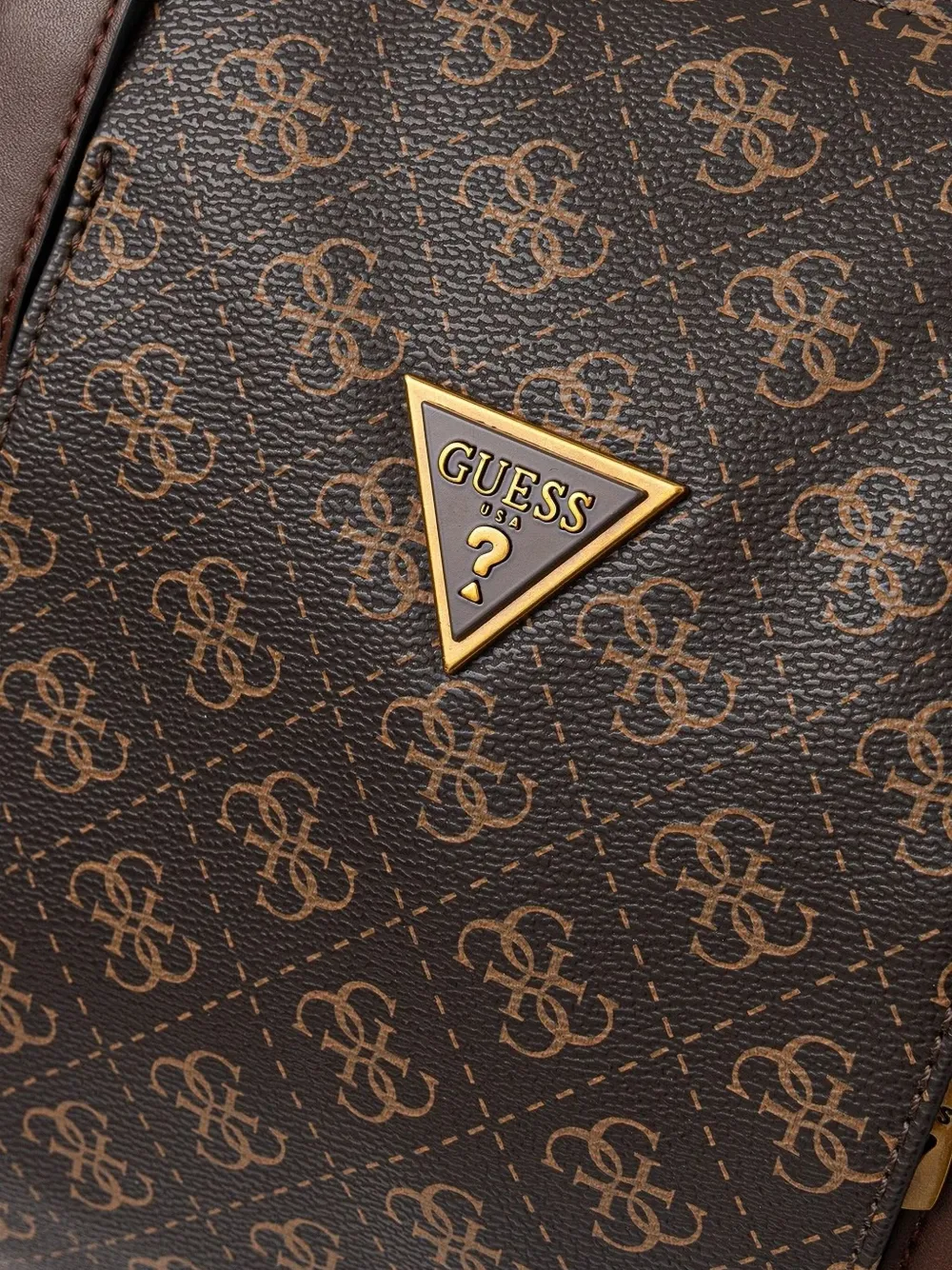 GUESS USA Pisa logo 4G logo-plaque holdall Bruin