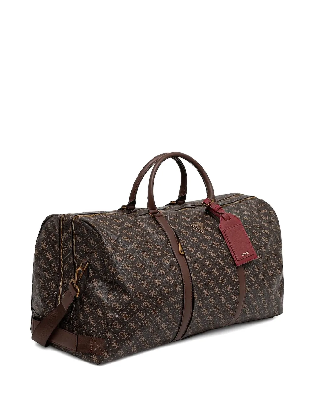 GUESS USA Pisa logo 4G logo-plaque holdall Bruin