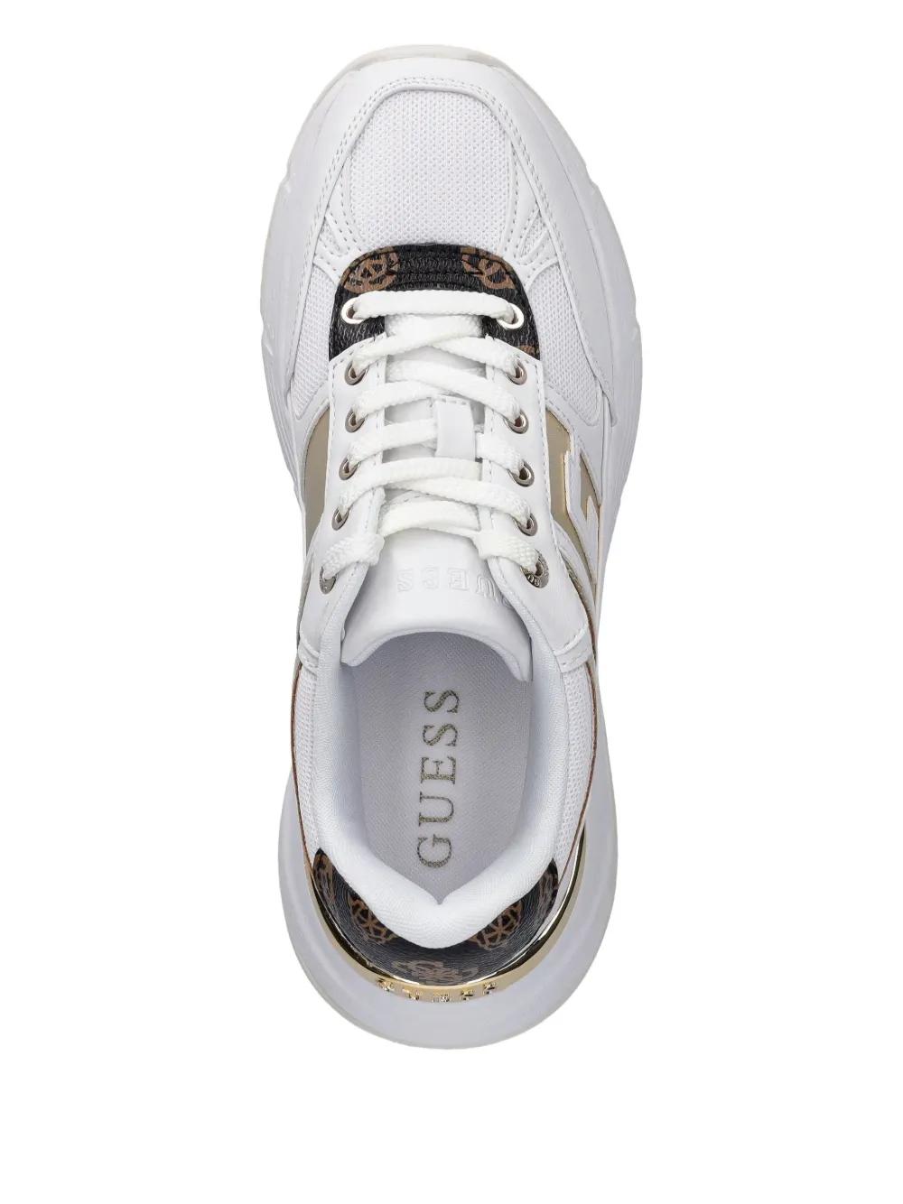 GUESS USA Fonzi platform sneakers White