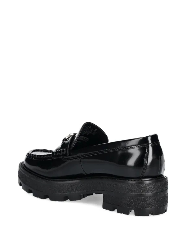 GUESS USA Yanika platform-sole Logo Loafers | Black | FARFETCH display picture 1