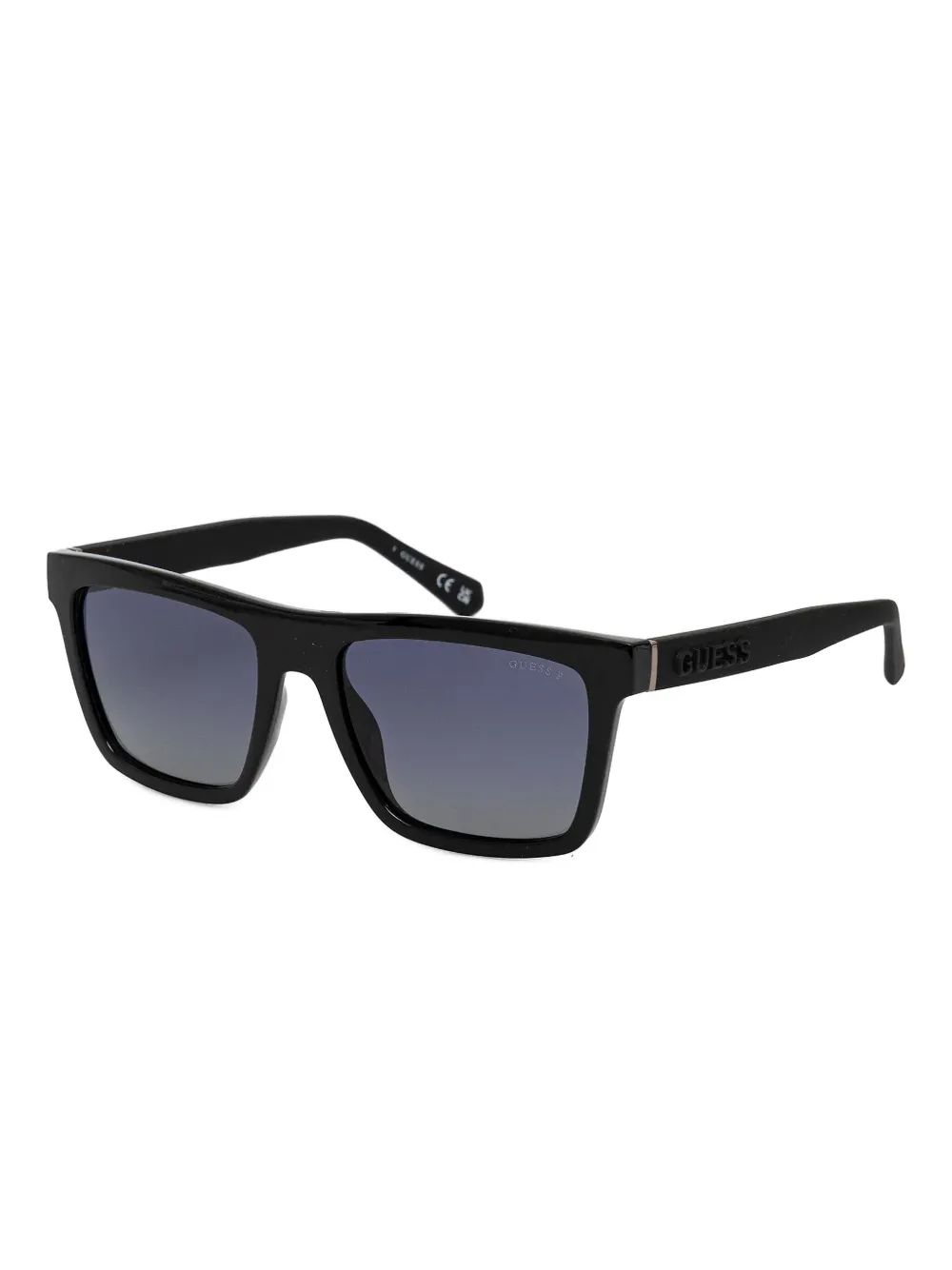 GUESS EYEWEAR Zonnebril met rechthoekig montuur Zwart