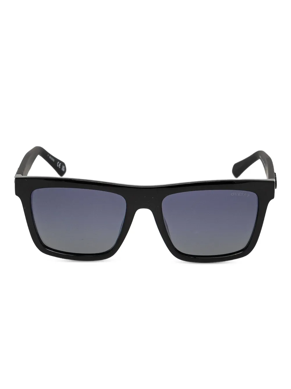 GUESS EYEWEAR Zonnebril met rechthoekig montuur Zwart
