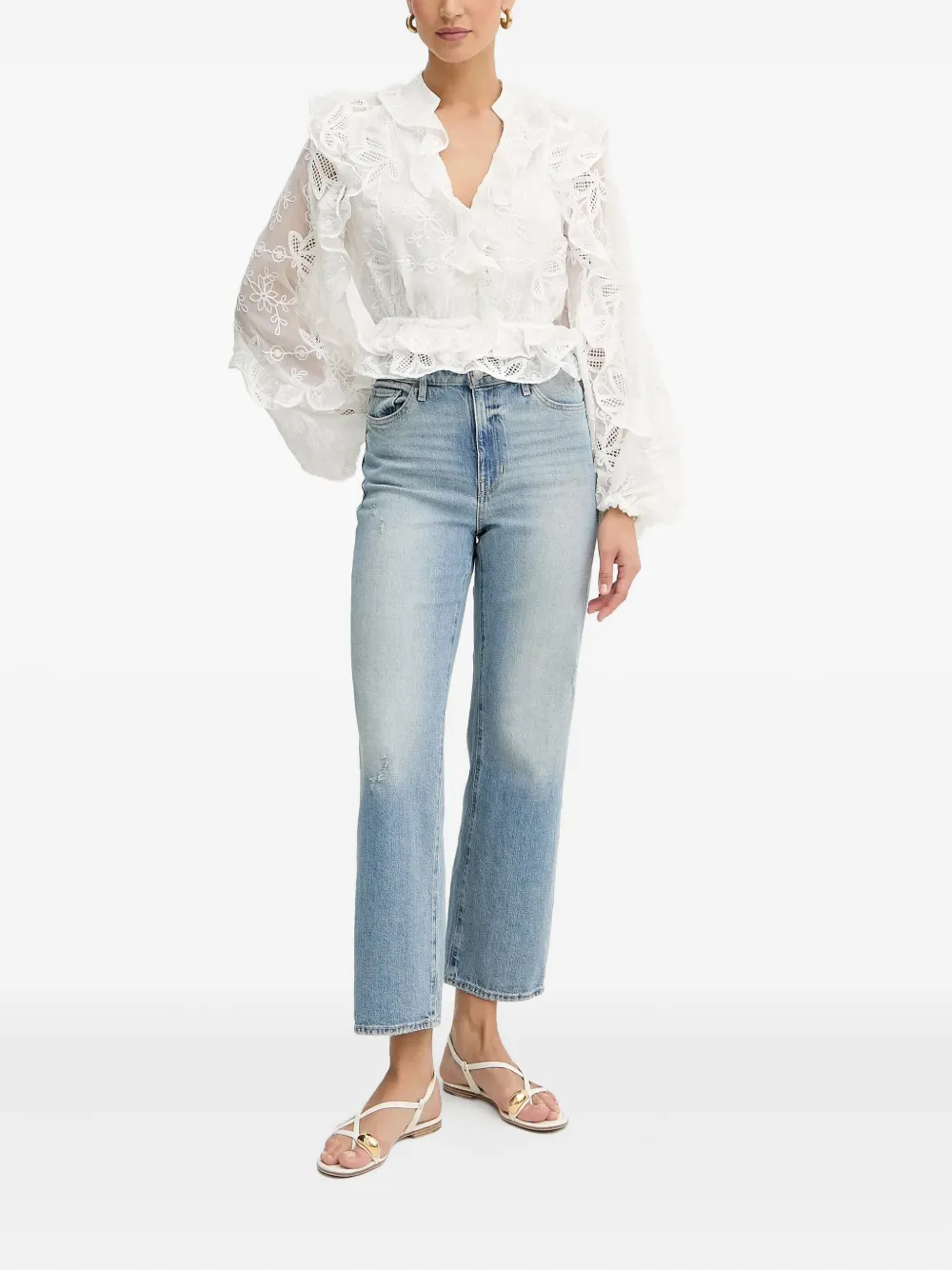 GUESS USA distressed jeans - Blauw
