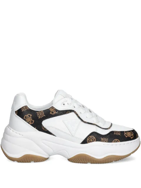 GUESS USA Happy logo-print chunky sneakers