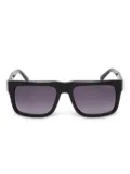GUESS EYEWEAR rectangle-frame sunglasses - Black