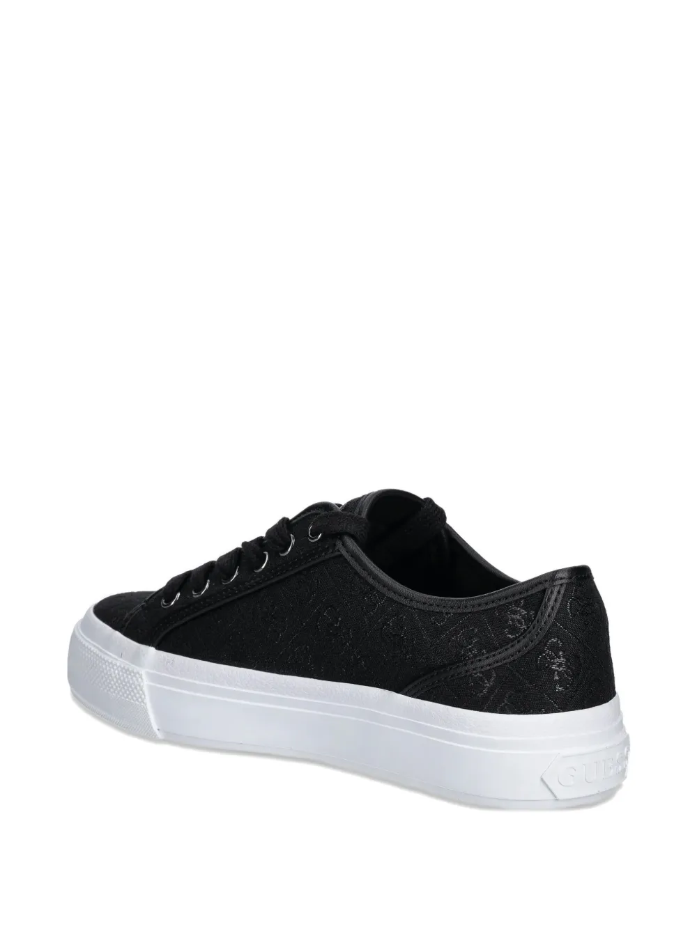 GUESS USA logo-print lace-up sneakers Black