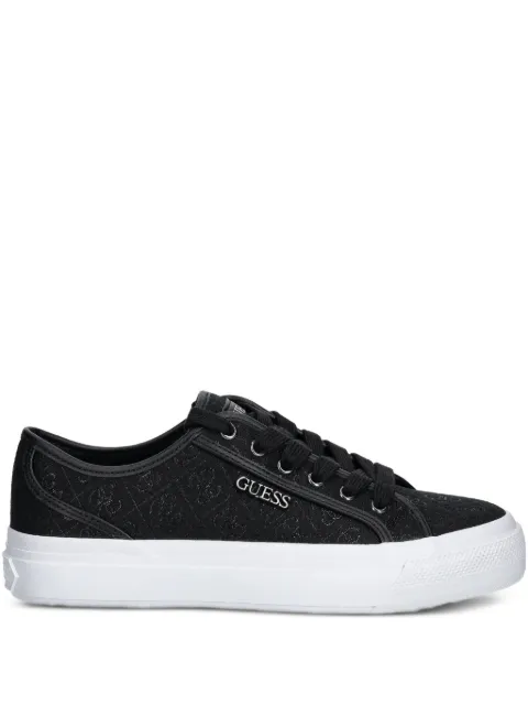 GUESS USA logo-print lace-up sneakers
