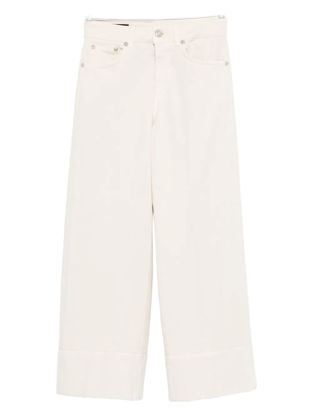 Dondup Button-fly Straight-leg Jeans In Neutral