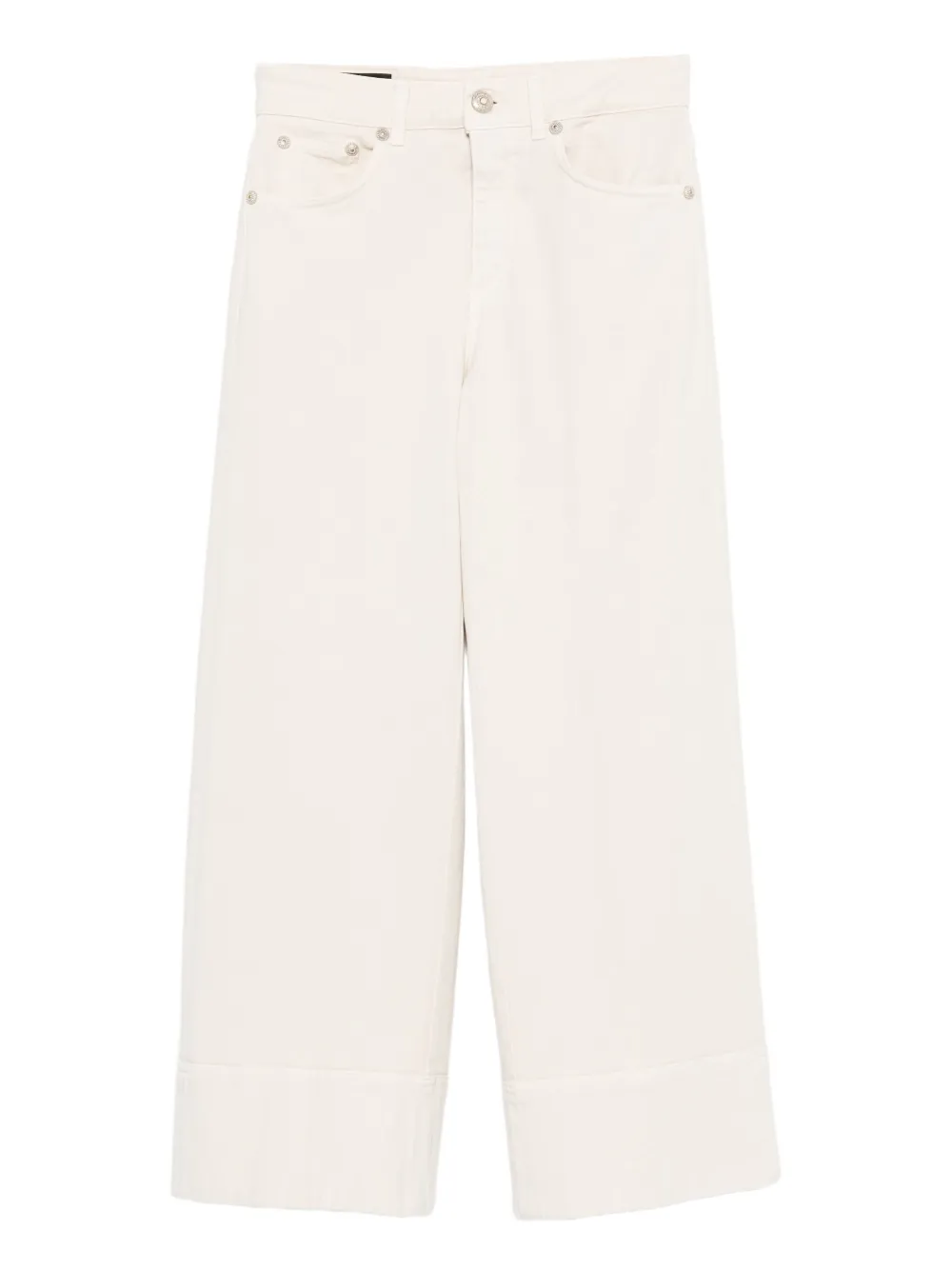 DONDUP button-fly straight-leg jeans Beige