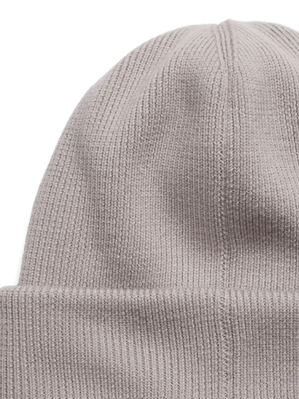 Canada Goose Kids logo-patch beanie Beige