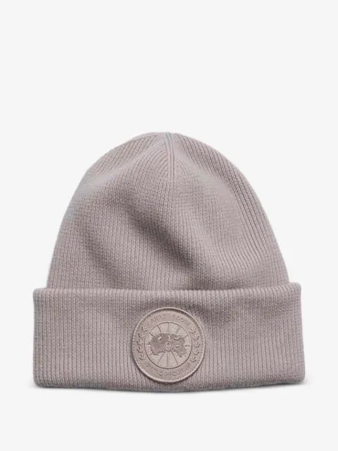 Canada Goose Kids gorro con parche del logo