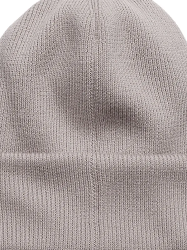Canada Goose Kids logo-patch Beanie | Neutrals | FARFETCH display picture 2