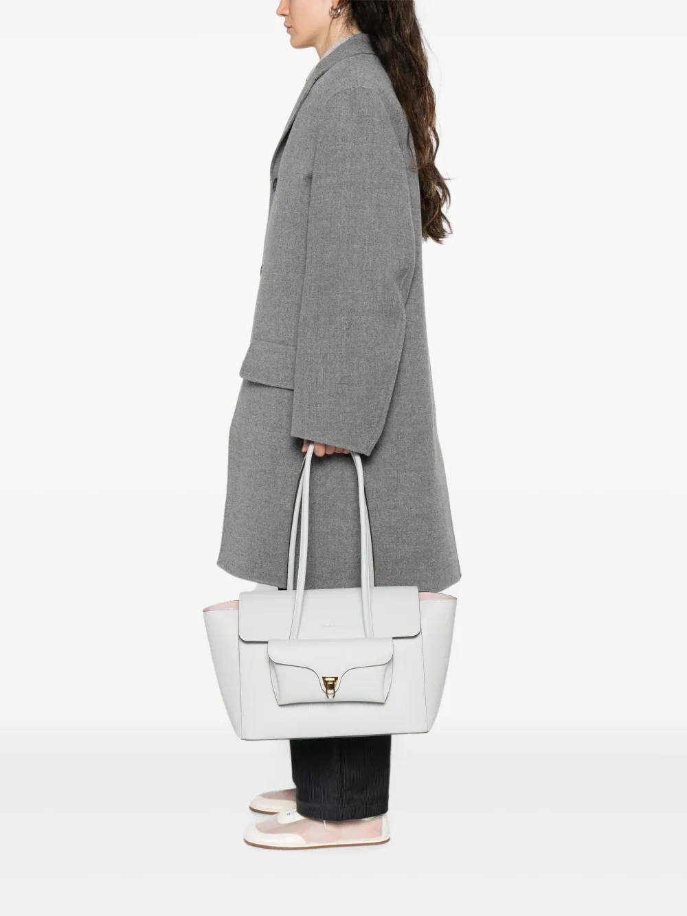 Coccinelle Double Beat shopper - Grijs
