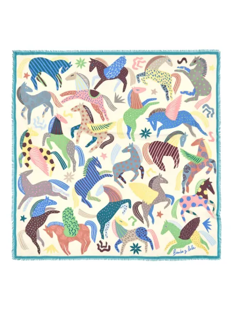 Bimba y Lola horse-print scarf