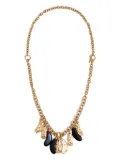 Bimba y Lola bean-pendant necklace - Gold