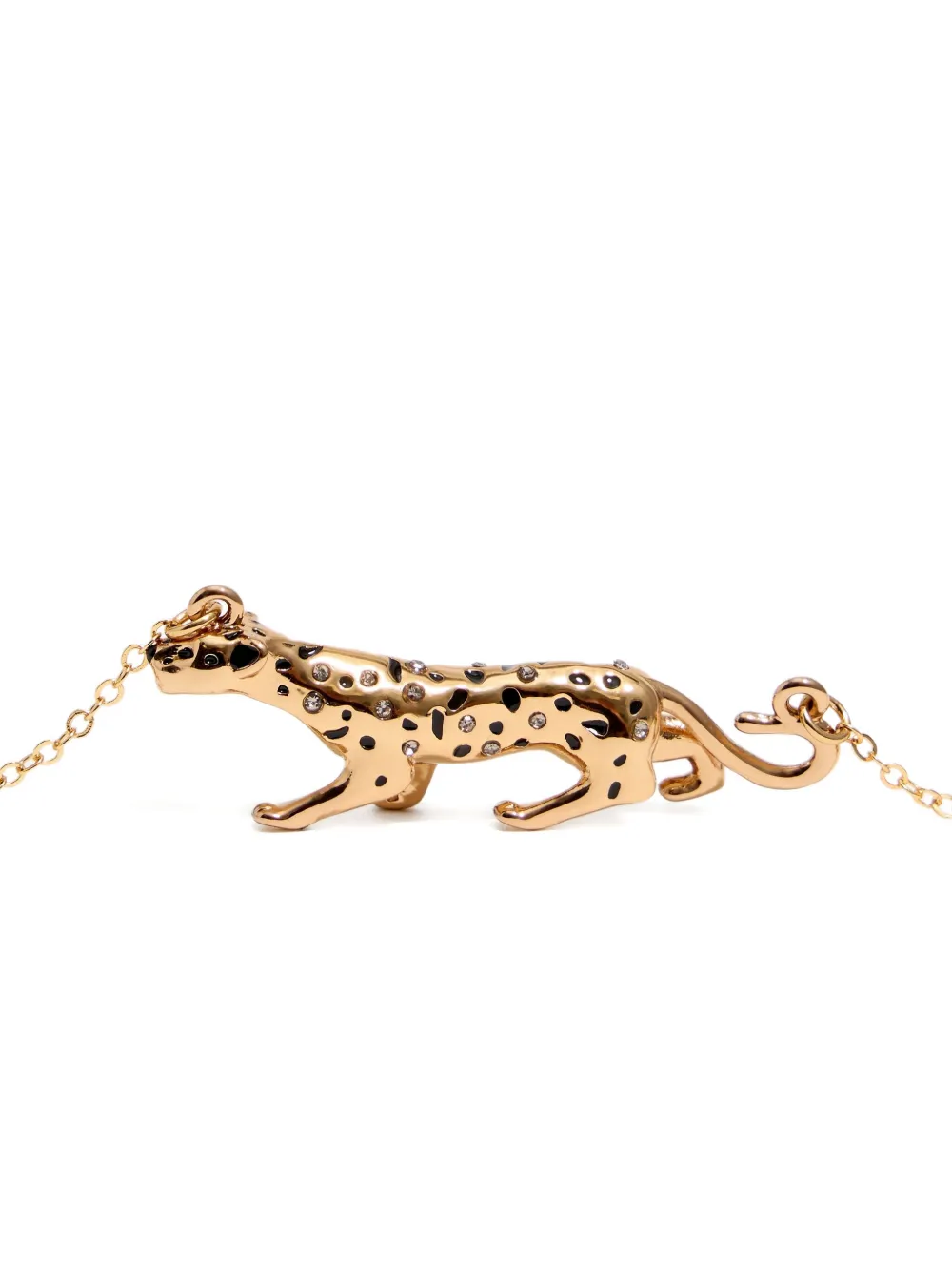 Bimba Y Lola Dark Panther Necklace In Gold