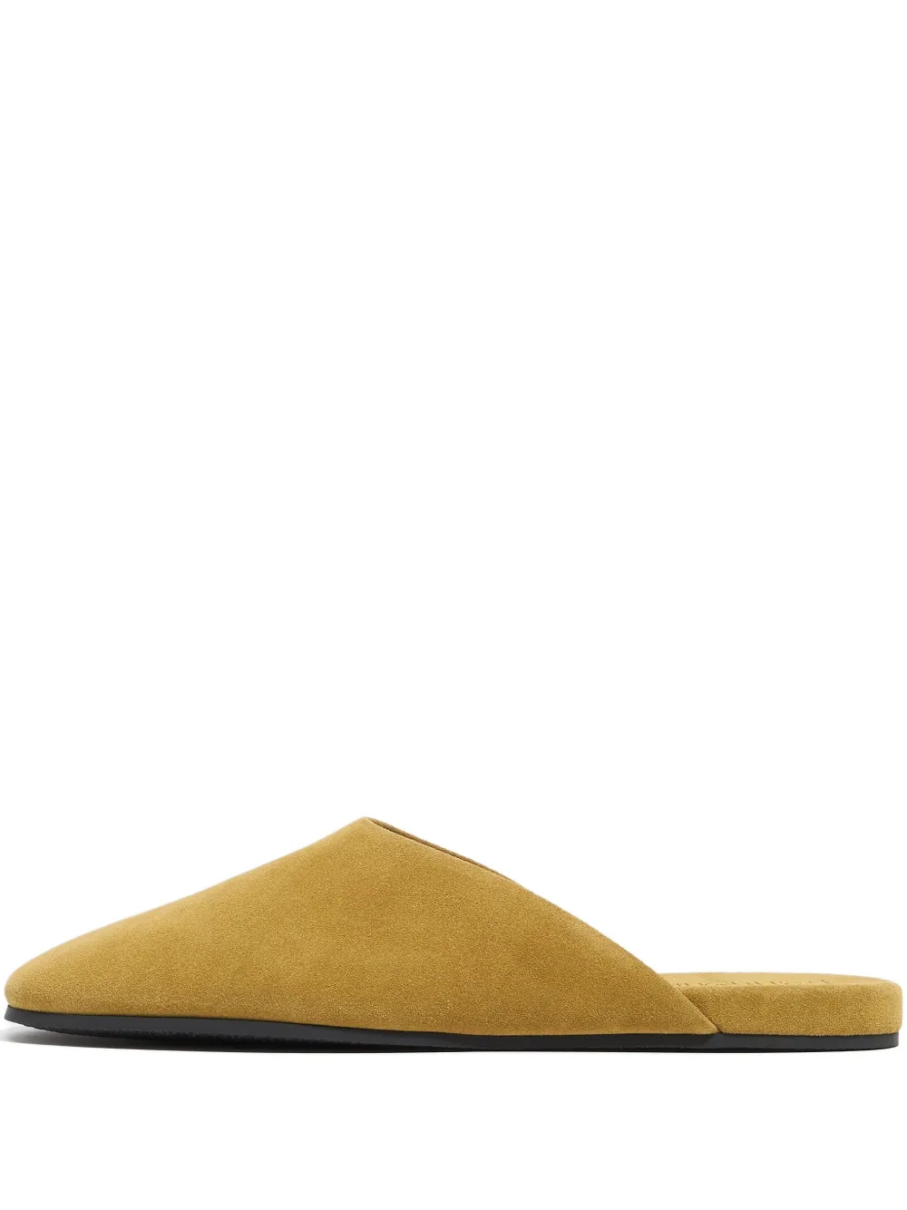 Bimba y Lola suede leather slippers Neutrals