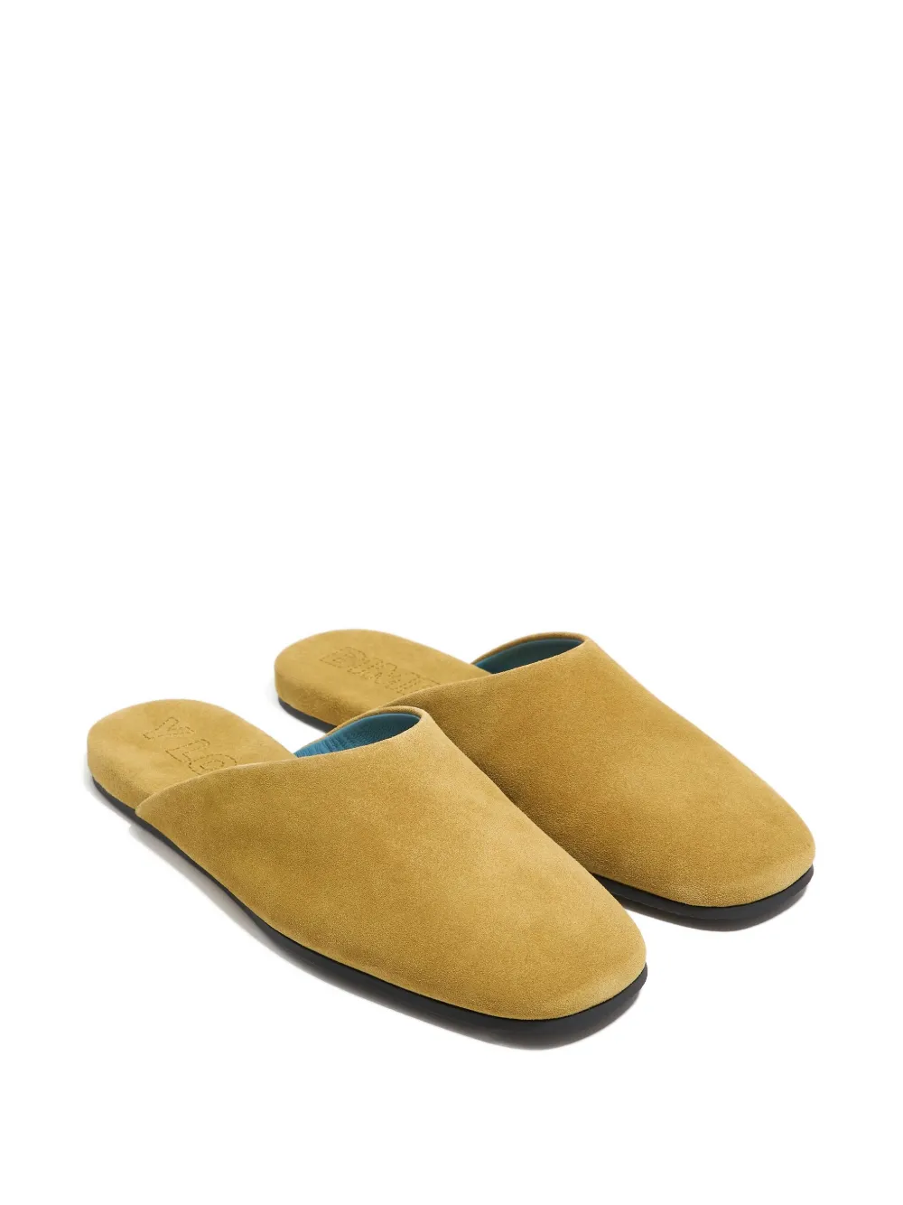 Bimba y Lola Suède-leren pantoffels - Beige
