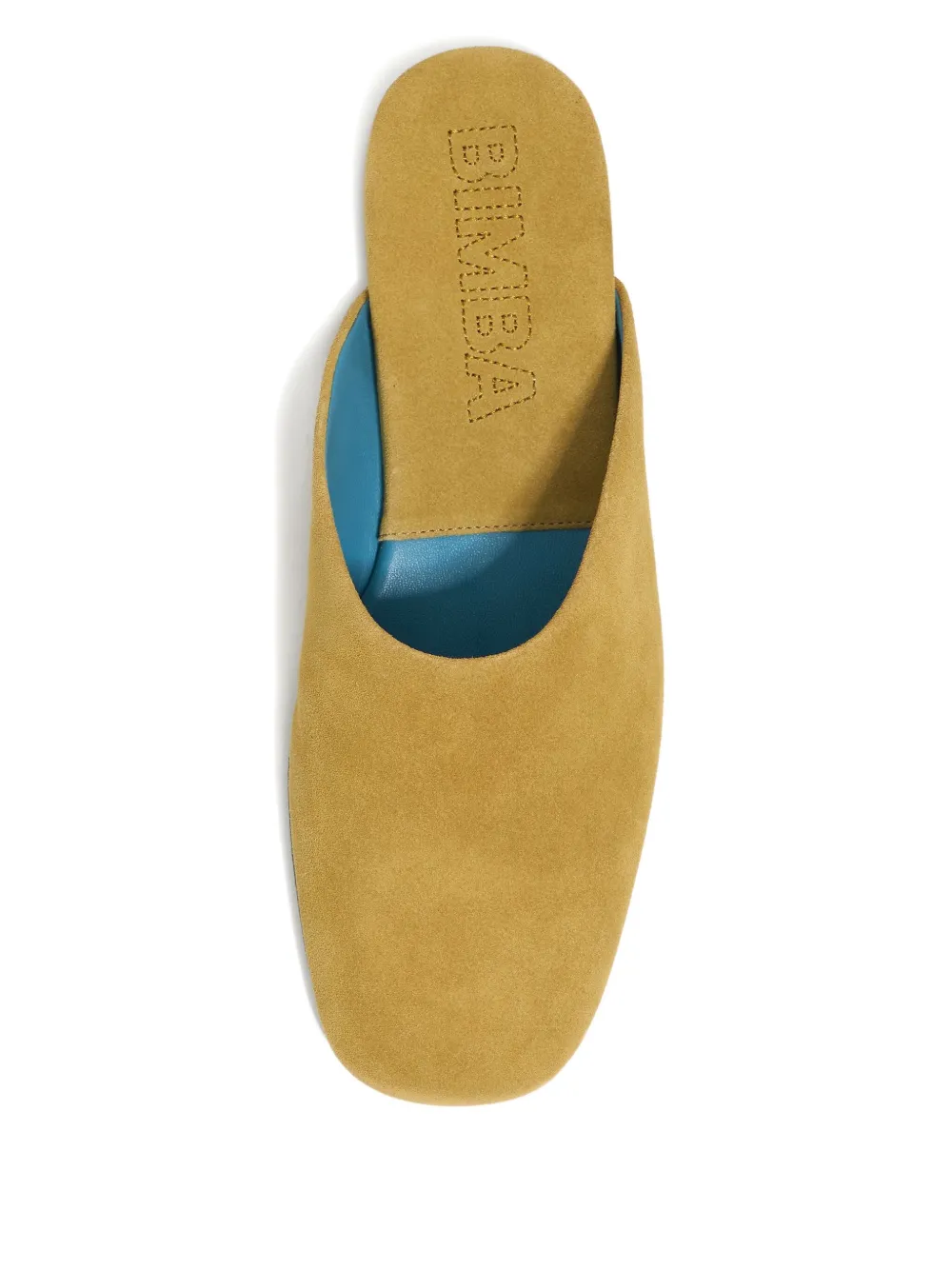Bimba y Lola suede leather slippers Neutrals
