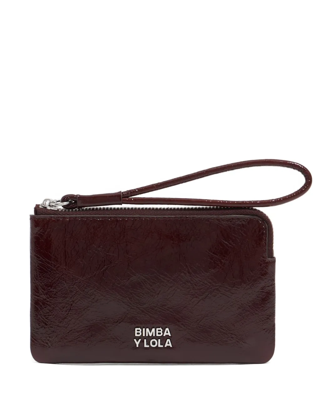 Bimba Y Lola Small Leather Coin Purse In Brown