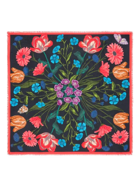 Bimba y Lola flower-print scarf