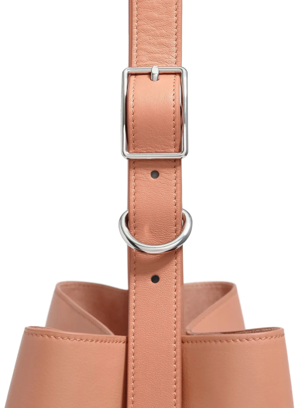 Bimba Y Lola Medium Leather Carlino Bag In Pink