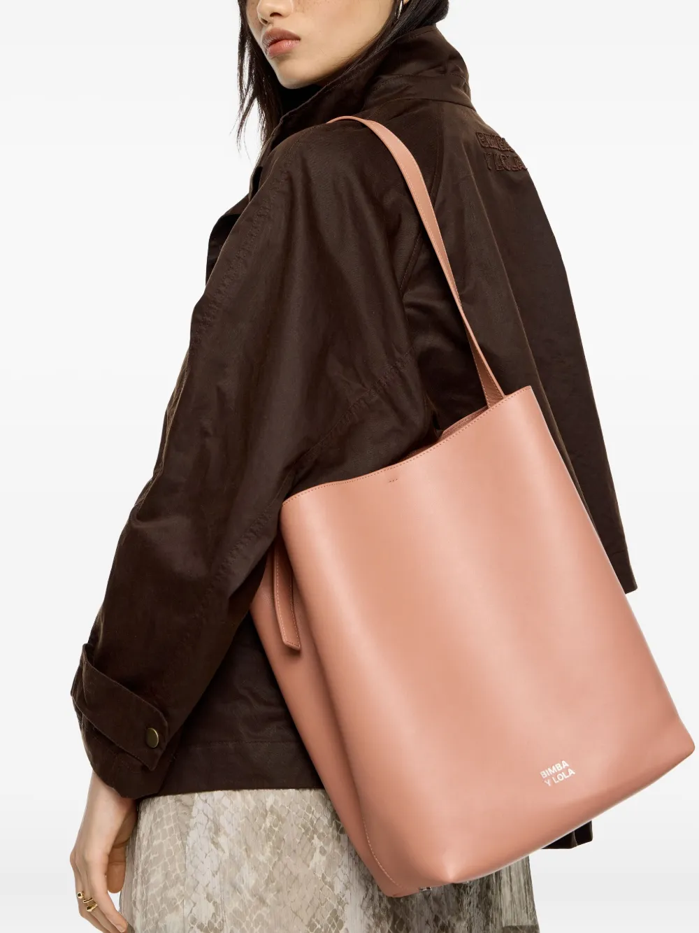 Bimba y Lola Medium Carlino shopper - Roze