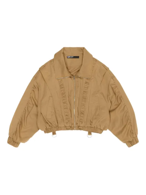 Bimba y Lola ruched zip-front jacket
