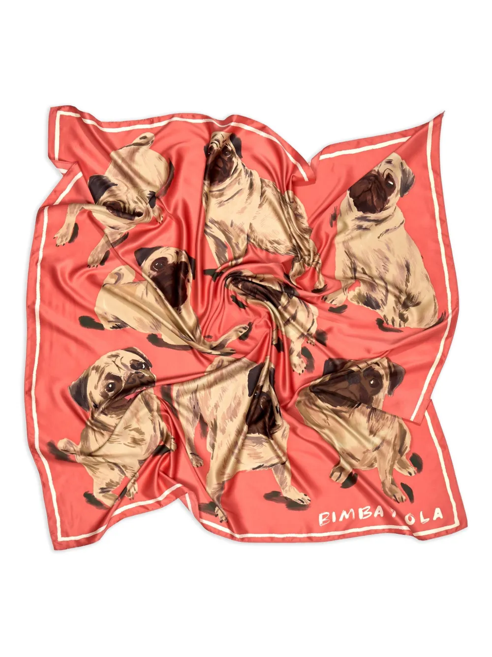 Bimba y Lola pug-print scarf | Image 2