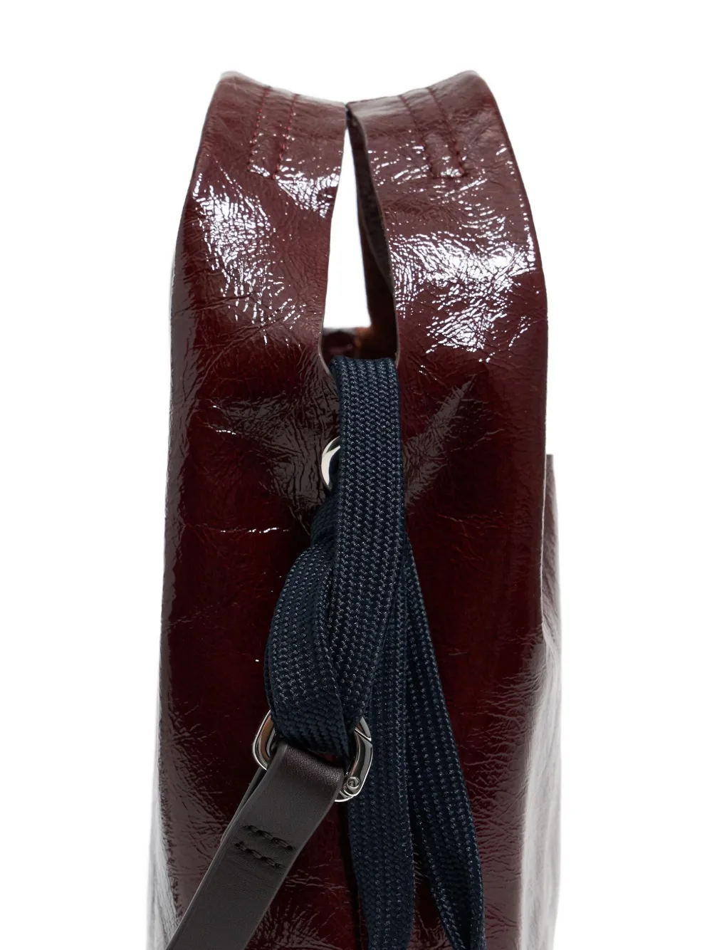 Bimba Y Lola Mini Paper Tote Bag In Brown