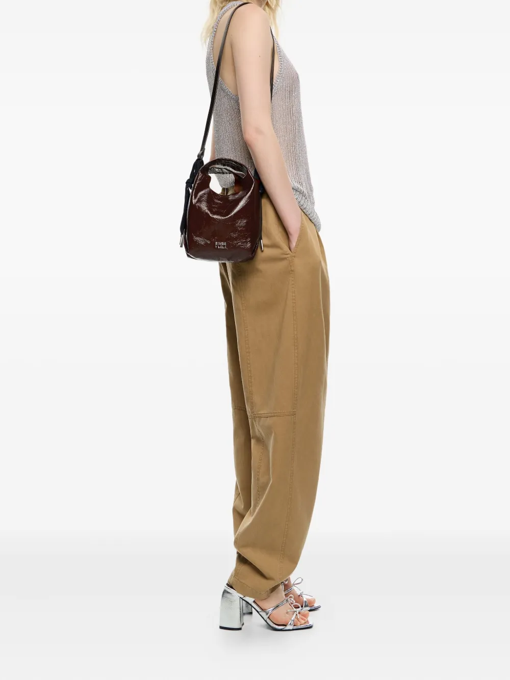 Bimba y Lola Mini Paper shopper - Bruin