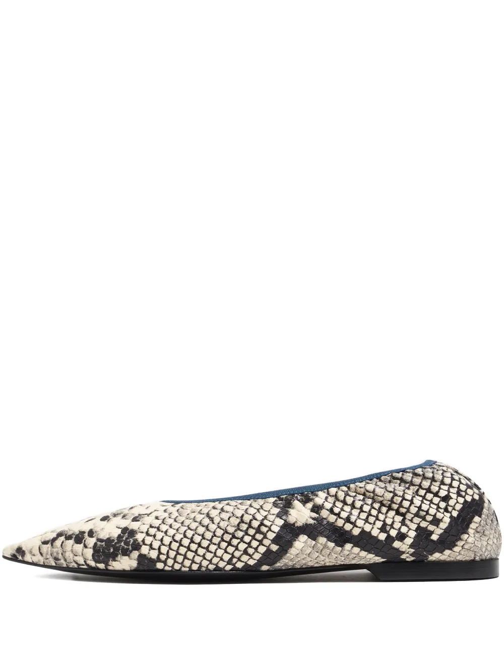 Bimba Y Lola Pointed-toe Flat Pumps In White