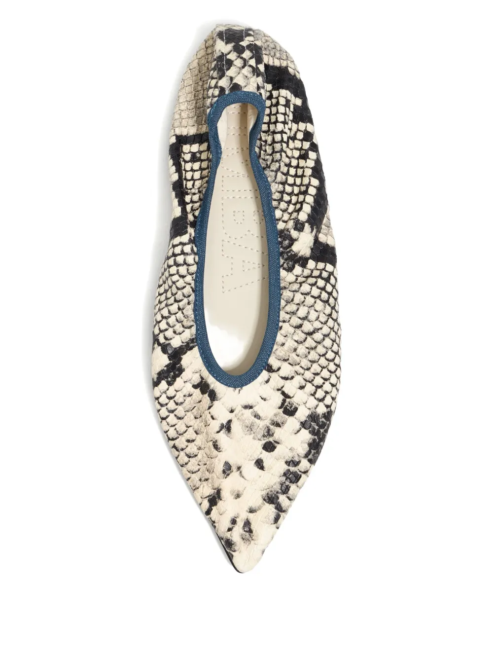 Bimba Y Lola Pointed-toe Flat Pumps In White