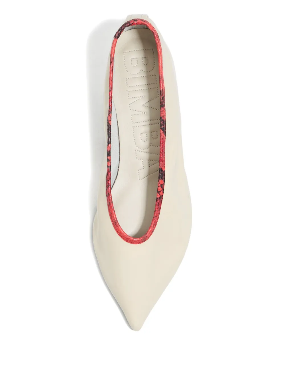 Bimba Y Lola Pointed-toe Cone-heel Pumps In Neutral