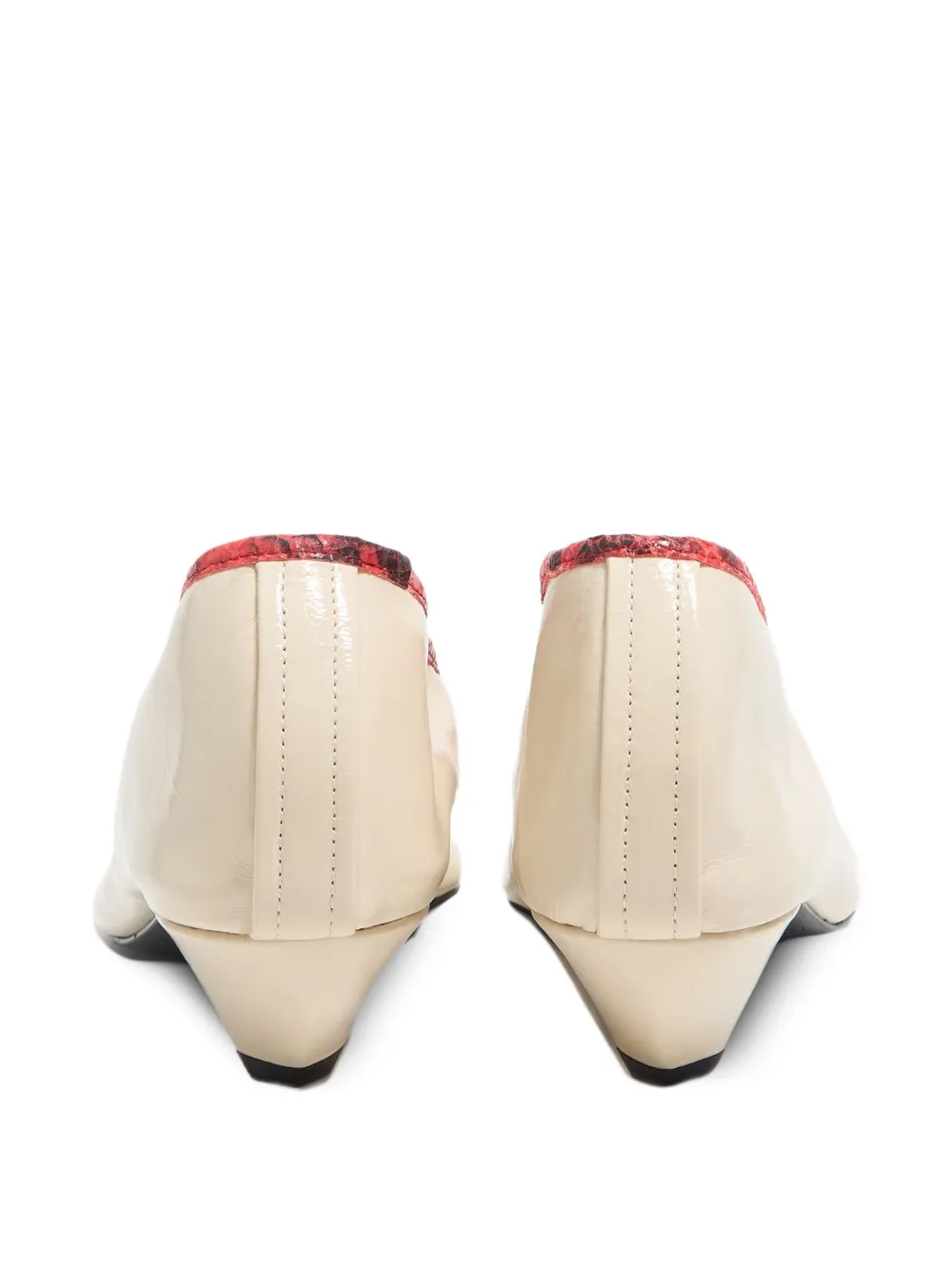 Bimba Y Lola Pointed-toe Cone-heel Pumps In Neutral