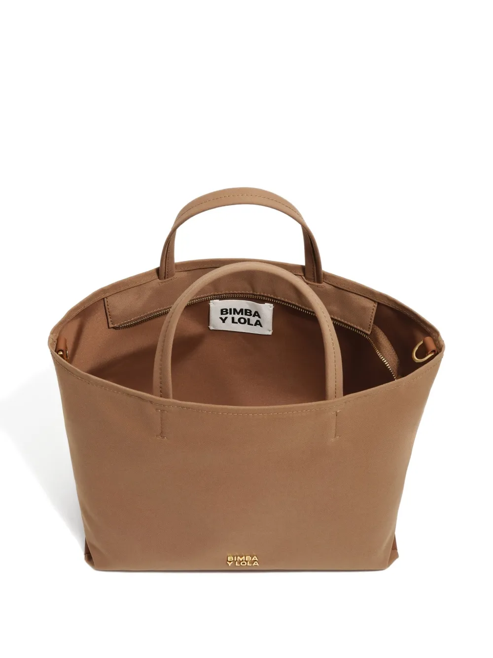 Bimba Y Lola Small Chihuahua Top-handles Tote Bag In Brown