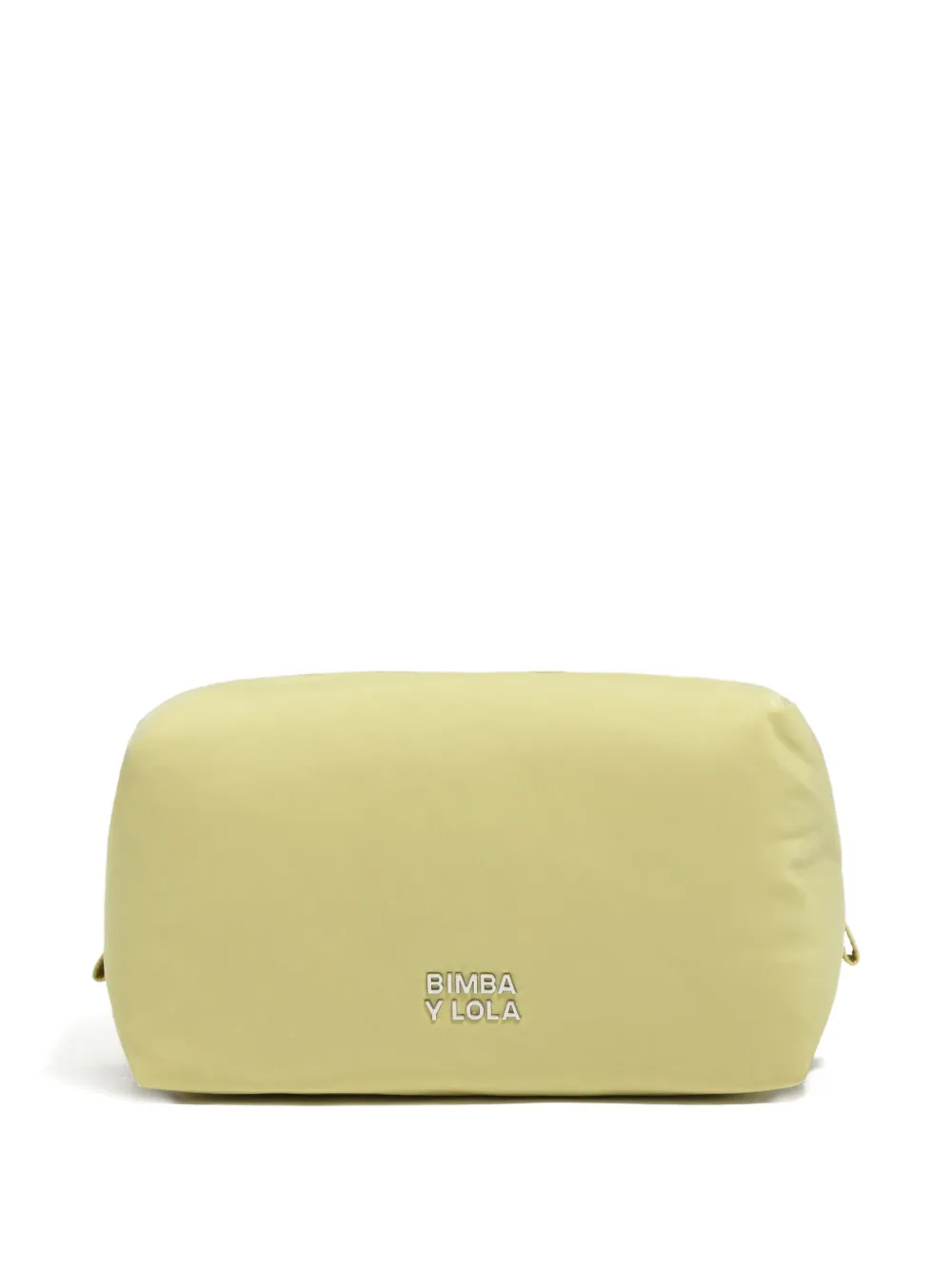 Bimba Y Lola Large Zipped Make-up Bag In Yellow