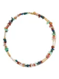 Bimba y Lola stone-embellished double-layer necklace - Blue