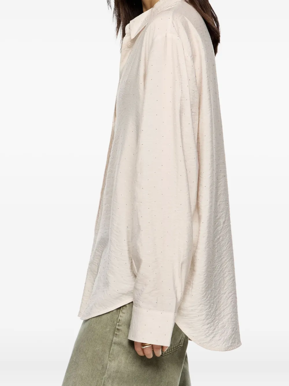 Bimba y Lola blouse met lange mouwen Beige