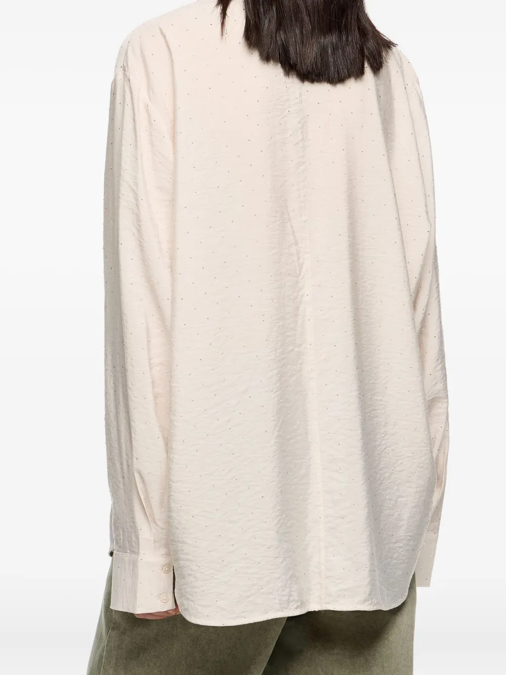 Bimba y Lola blouse met lange mouwen Beige