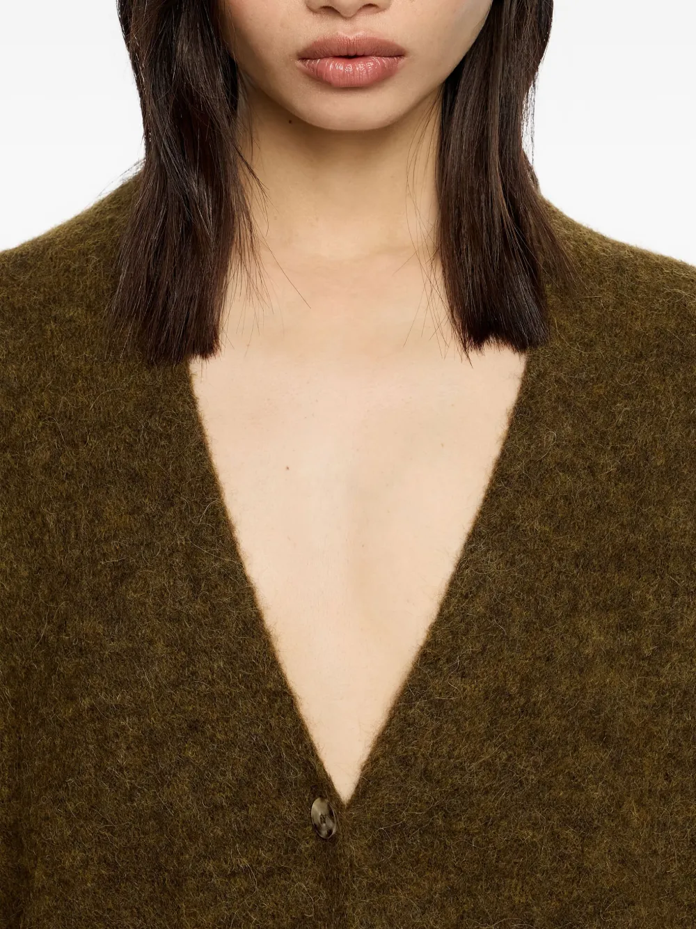 Bimba y Lola Vest met opgestikte zak Groen