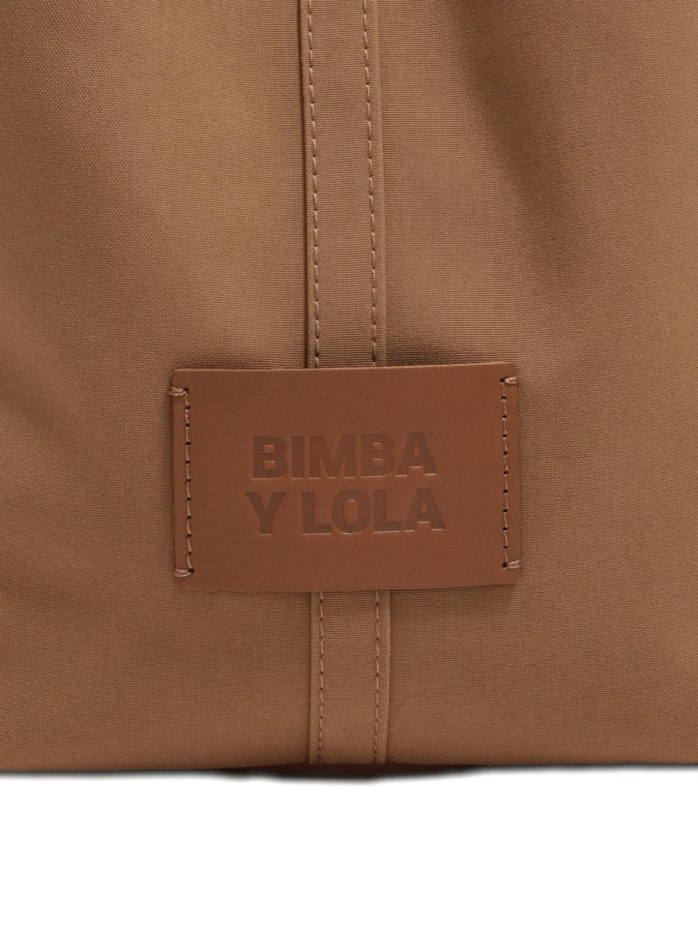 Bimba Y Lola Large Chihuahua Tote Bag In Brown