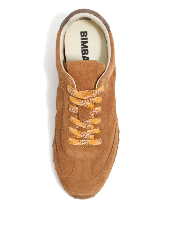 Bimba y Lola 13 29 Suede Sneakers | Brown | FARFETCH