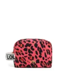 Bimba y Lola leopard-print make-up bag - Pink