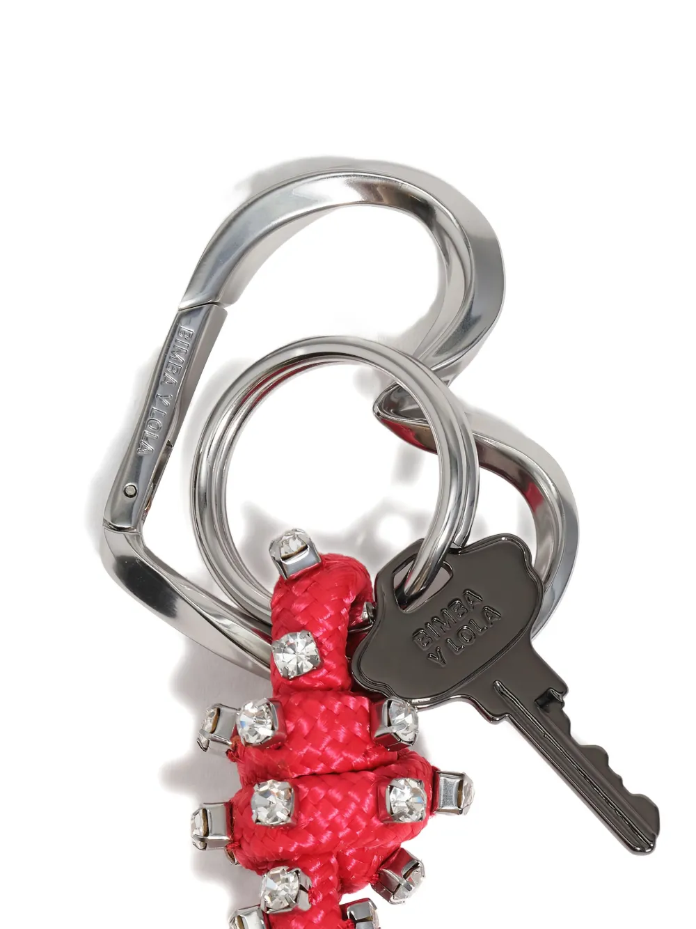Bimba y Lola crystal-embellished rope keyring | Image 2