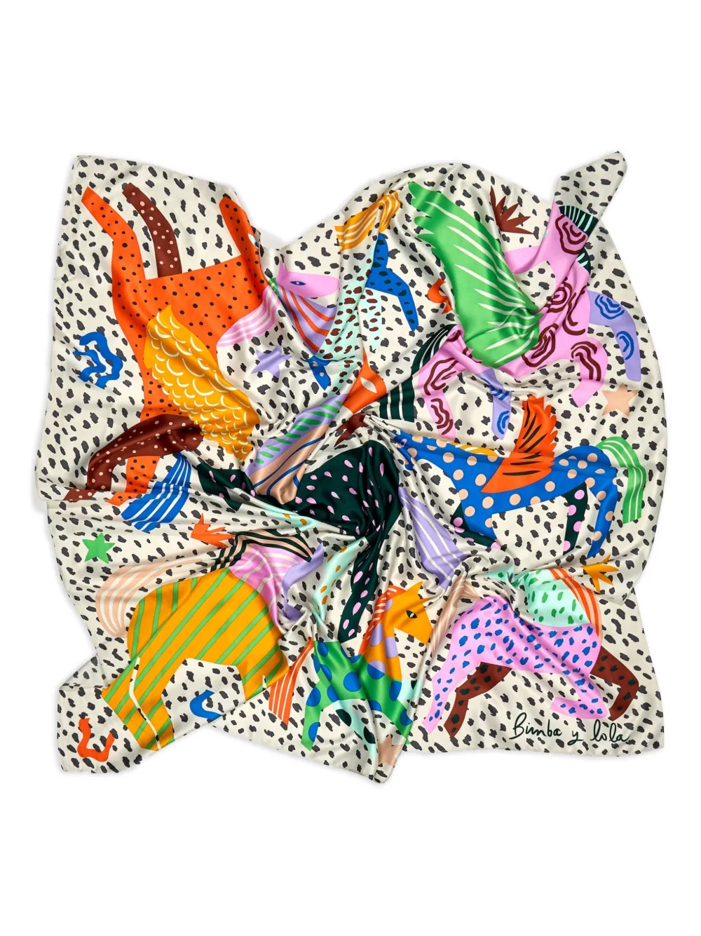 Bimba y Lola horse-print scarf | Image 2