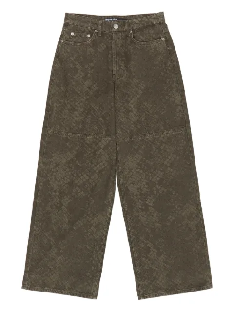 Bimba y Lola snakeskin-pattern jeans