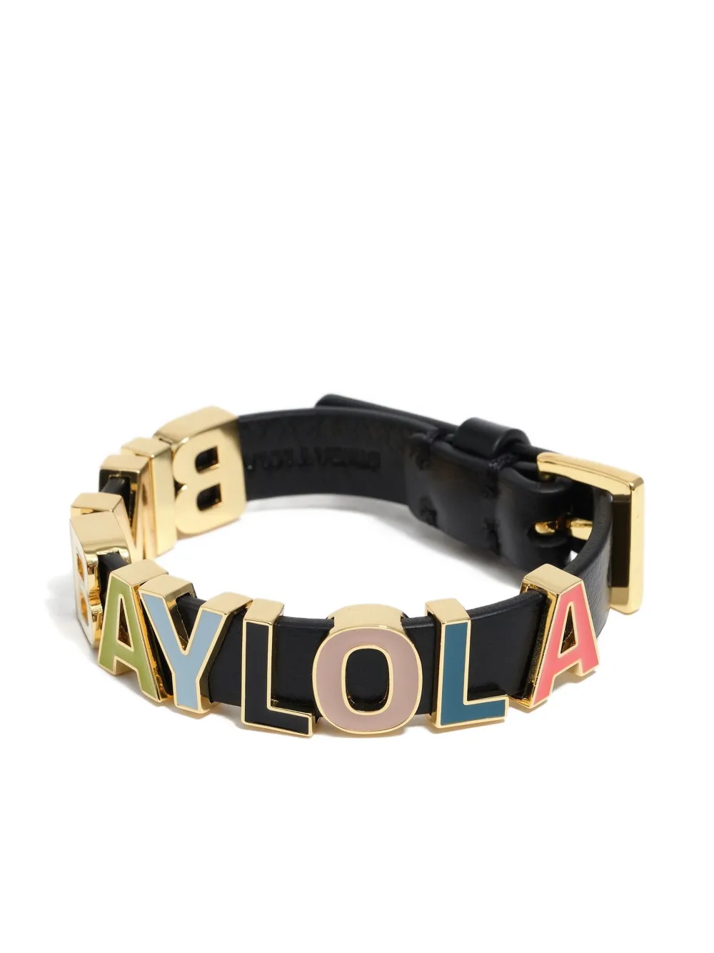 Bimba y Lola logo-plaque buckled bracelet | Image 2